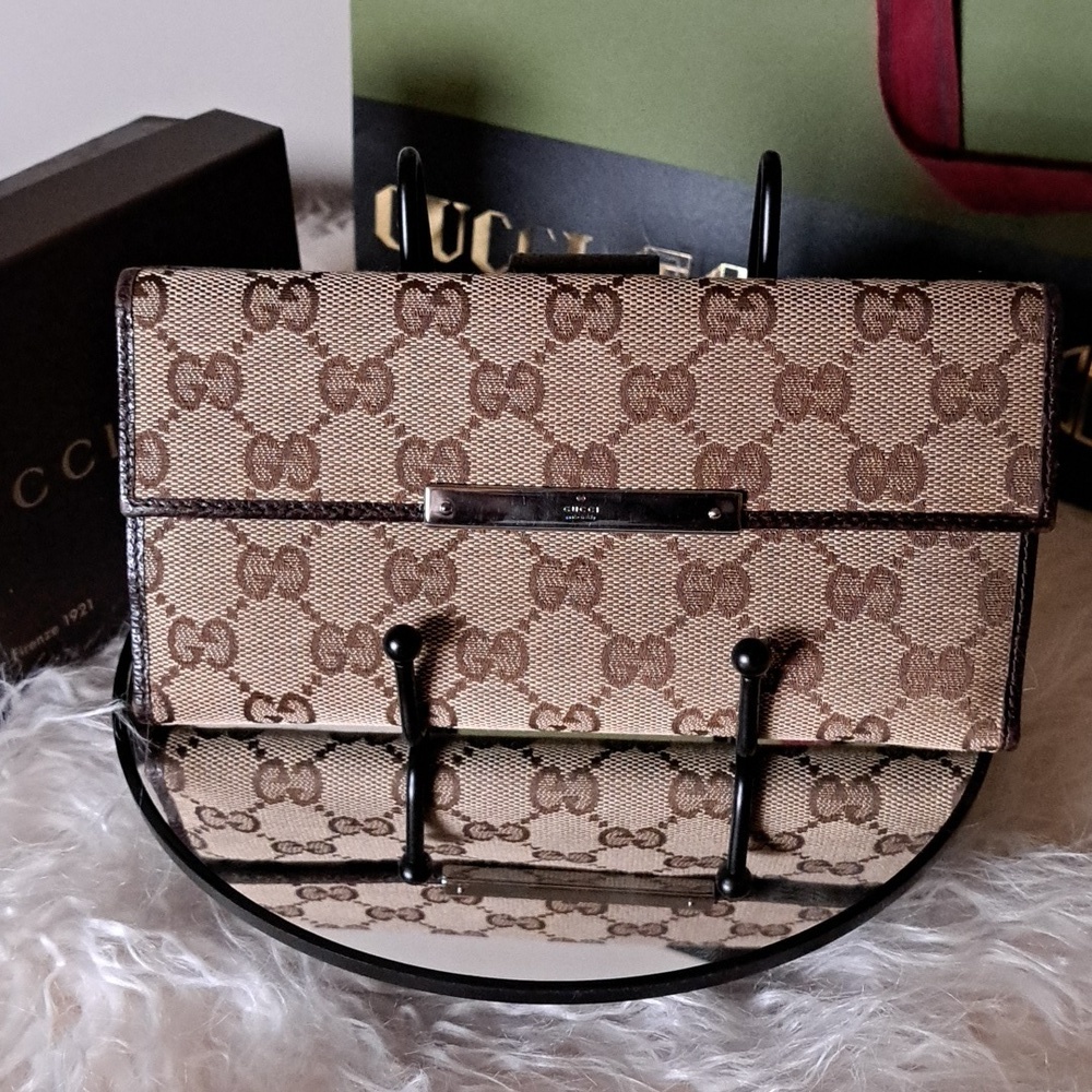 Gucci - Guccissima Supreme Continental Long Wallet GG Monogram EUC